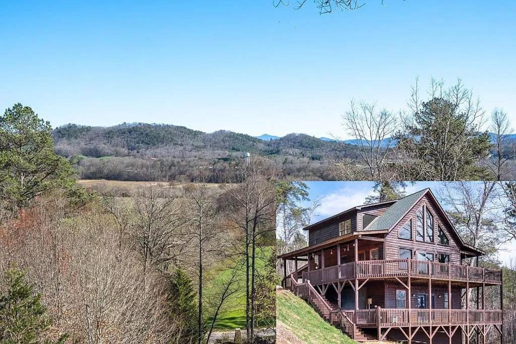 Mistletoe Cabin- Private Cabin W Views, Hottub, Pet Friendly Murphy Εξωτερικό φωτογραφία