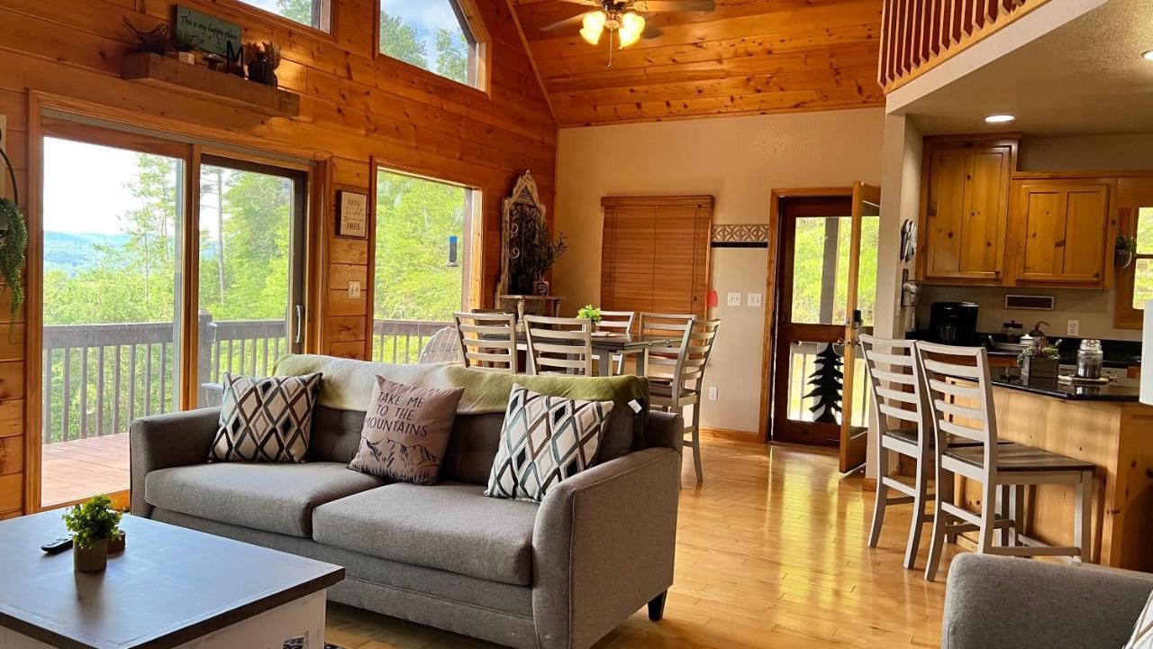 Mistletoe Cabin- Private Cabin W Views, Hottub, Pet Friendly Murphy Εξωτερικό φωτογραφία