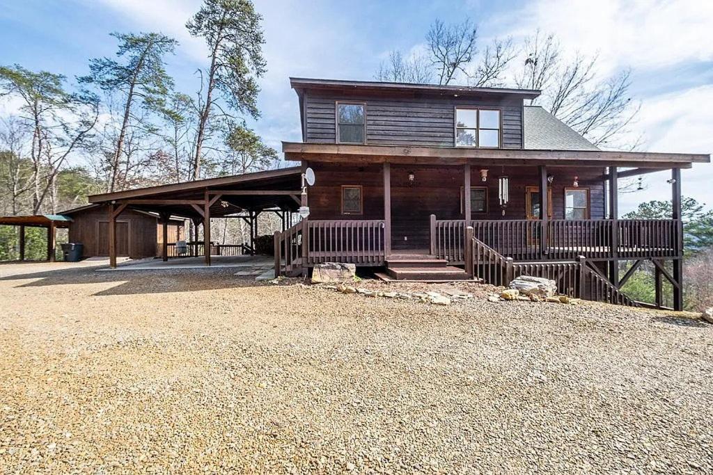 Mistletoe Cabin- Private Cabin W Views, Hottub, Pet Friendly Murphy Εξωτερικό φωτογραφία